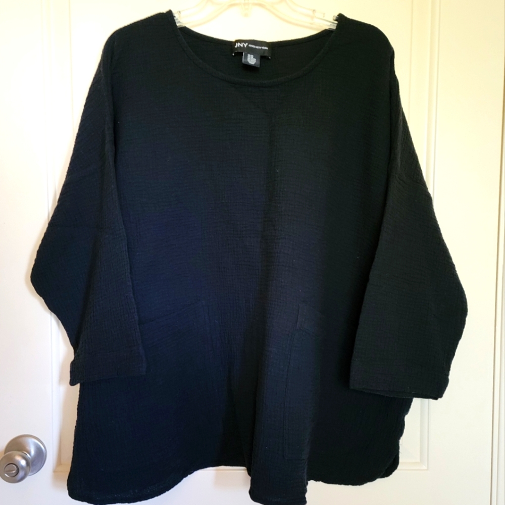 NWOT Jones New York soft gauzy blouse/jacket